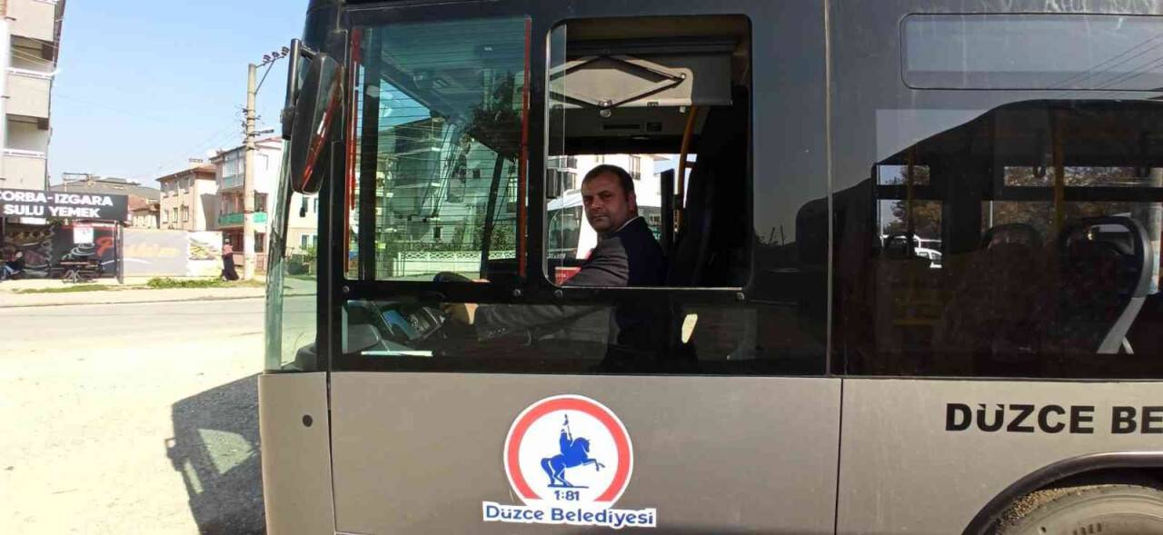 Otobüs şoförü hayat kurtardı