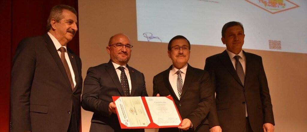 İnönü Üniversitesine Çevre Belgesi