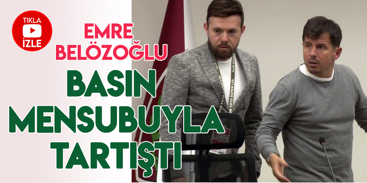 Emre Belözoğlu, basın mensubuyla tartıştı