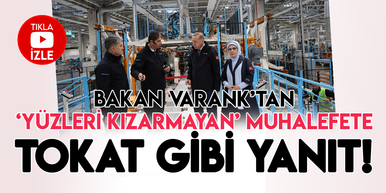 Bakan Varank, Cumhurbaşkanı Erdoğan'ın Togg Teknoloji Kampüsü'ndeki görüntülerini paylaştı
