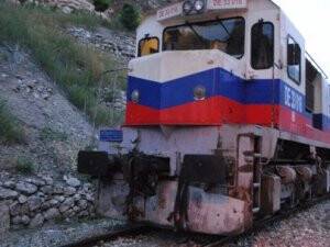 Kars'ta Yük Treni Kazası