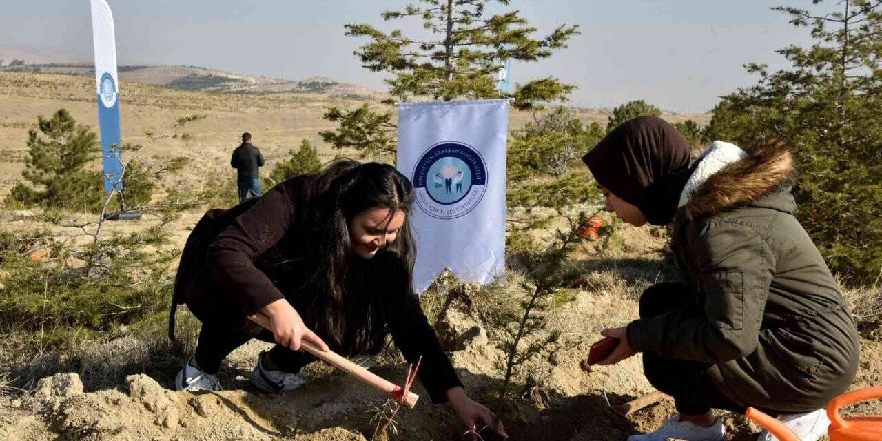 NEÜ Köyceğiz Yerleşkesinde fidanlar toprakla buluştu