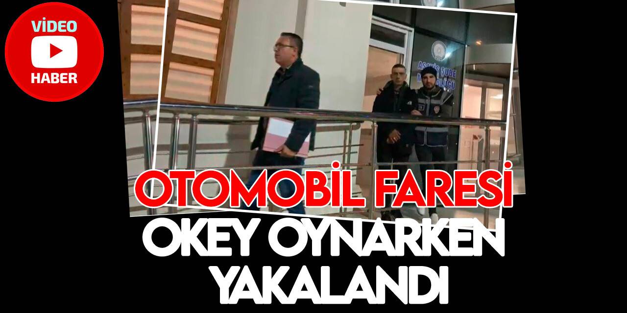Araçlardan müzik sistemi çaldı,  okey oynarken yakalandı