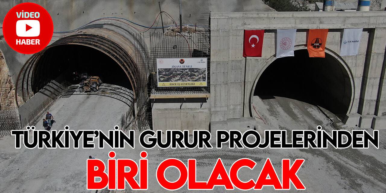 Yeni Ziagane Tüneli bitirildiğinde Türkiye’nin gurur projelerinden biri olacak