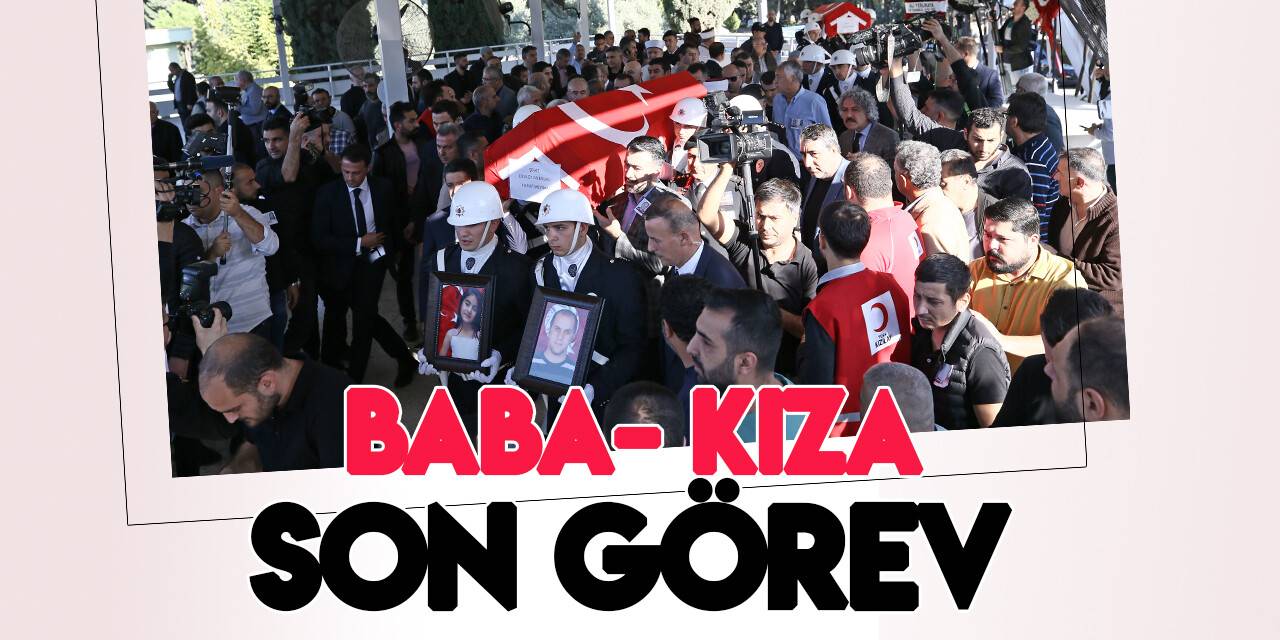 Ecrin ve babasının cenazesi toprağa verildi