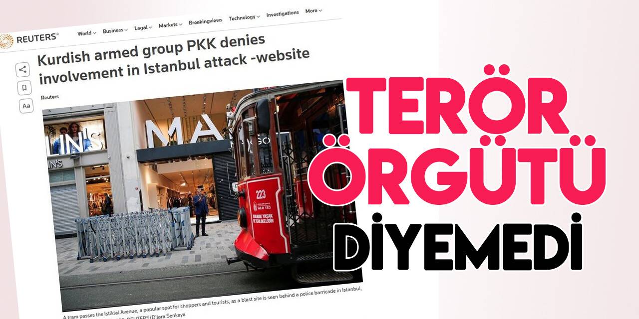 Reuters, PKK/PYD'ye "terör örgütü" diyemedi!