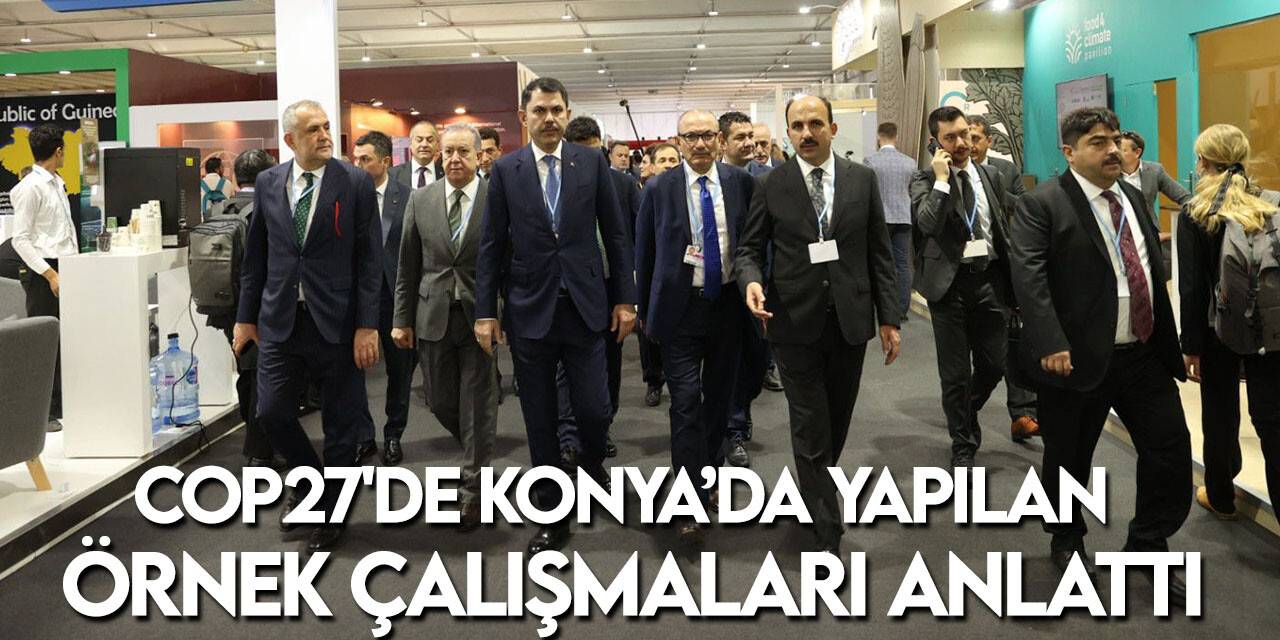 Başkan Altay BM İklim Değişikliği Konferansı’nda Konya’da yapılan örnek çalışmaları anlattı