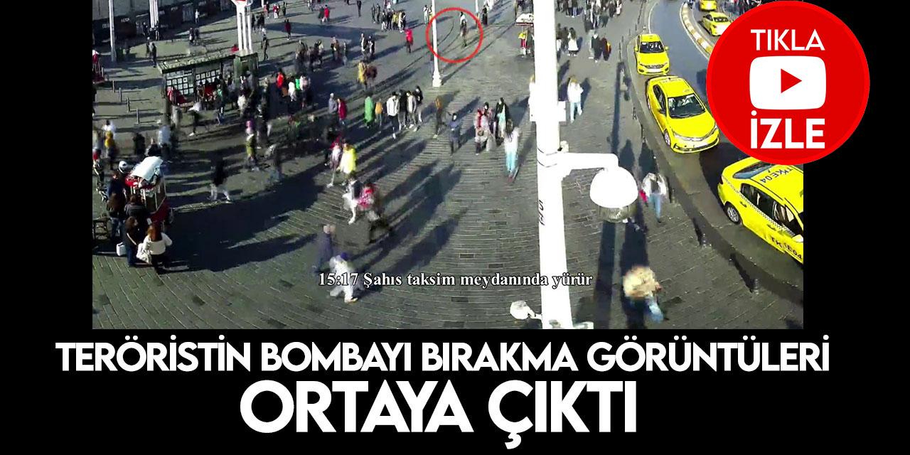 Beyoğlu'ndaki  saldırıyı yapan teröristin olay yerine geliş görüntülerine ulaşıldı