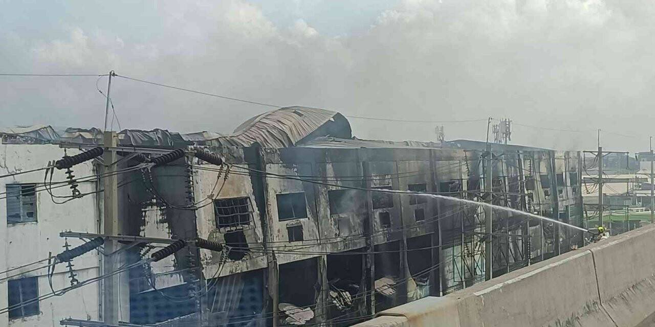 Tayland’da ayakkabı fabrikasında yangın: 2 yaralı
