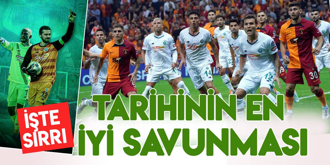Konyaspor tarihinin en iyi savunmasını yapıyor! İşte sırrı
