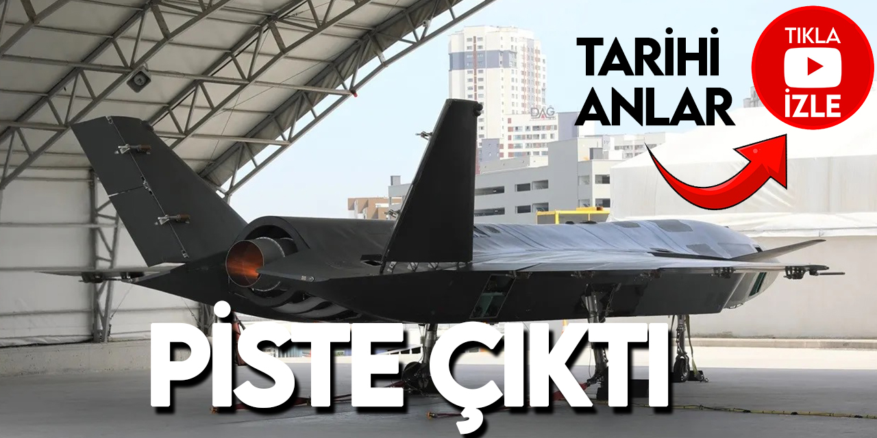 Türkiye'nin ilk insansız savaş uçağı piste çıktı