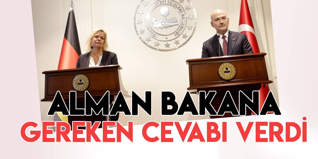 İçişleri Bakanı Soylu'dan 'Alman Bakan'a "orantısız güç" cevabı