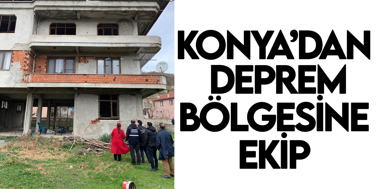 Bakan Kurum Konya'dan deprem bölgesine ekip gönderdi