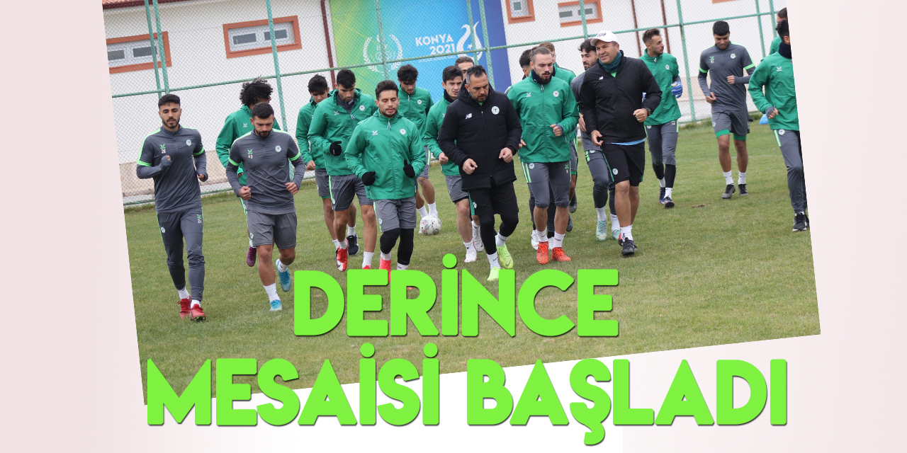 1922 Konyaspor'da Belediye Derincespor mesaisi başladı