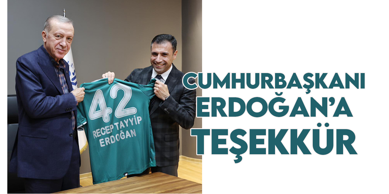 Cumhurbaşkanı Erdoğan, Konyaspor Başkanı  Özgökçen'i kabul etti