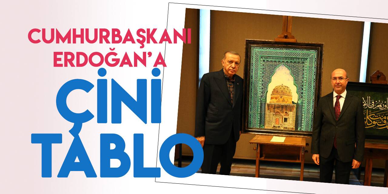 Başkanı Pekyatırmacı’dan Başkan Erdoğan’a eser takdimi