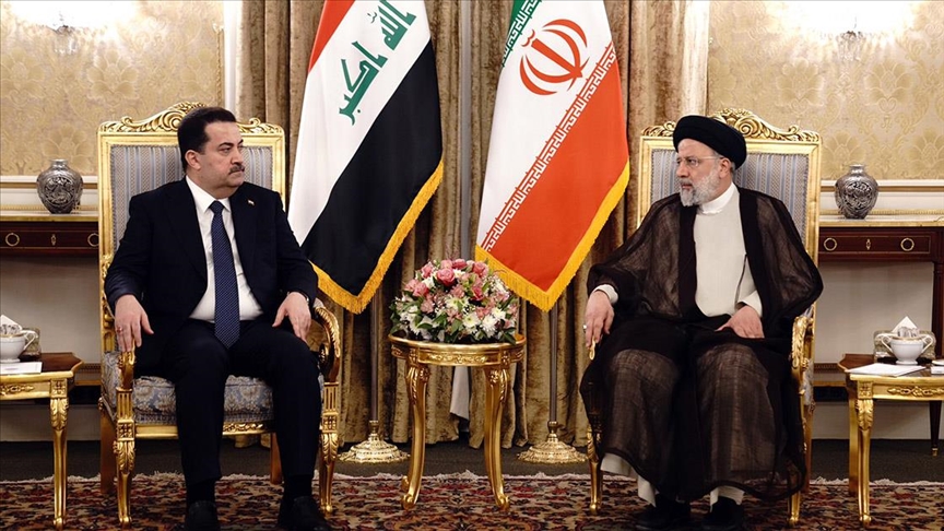 İran Cumhurbaşkanı Reisi ile Irak Başbakanı Sudani'den ortak basın toplantısı