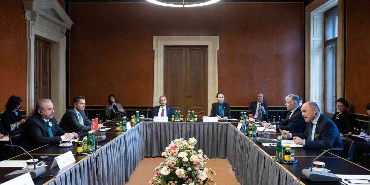 TBMM Başkanı Şentop, Avusturya Meclis Başkanı Sobotka ile görüştü