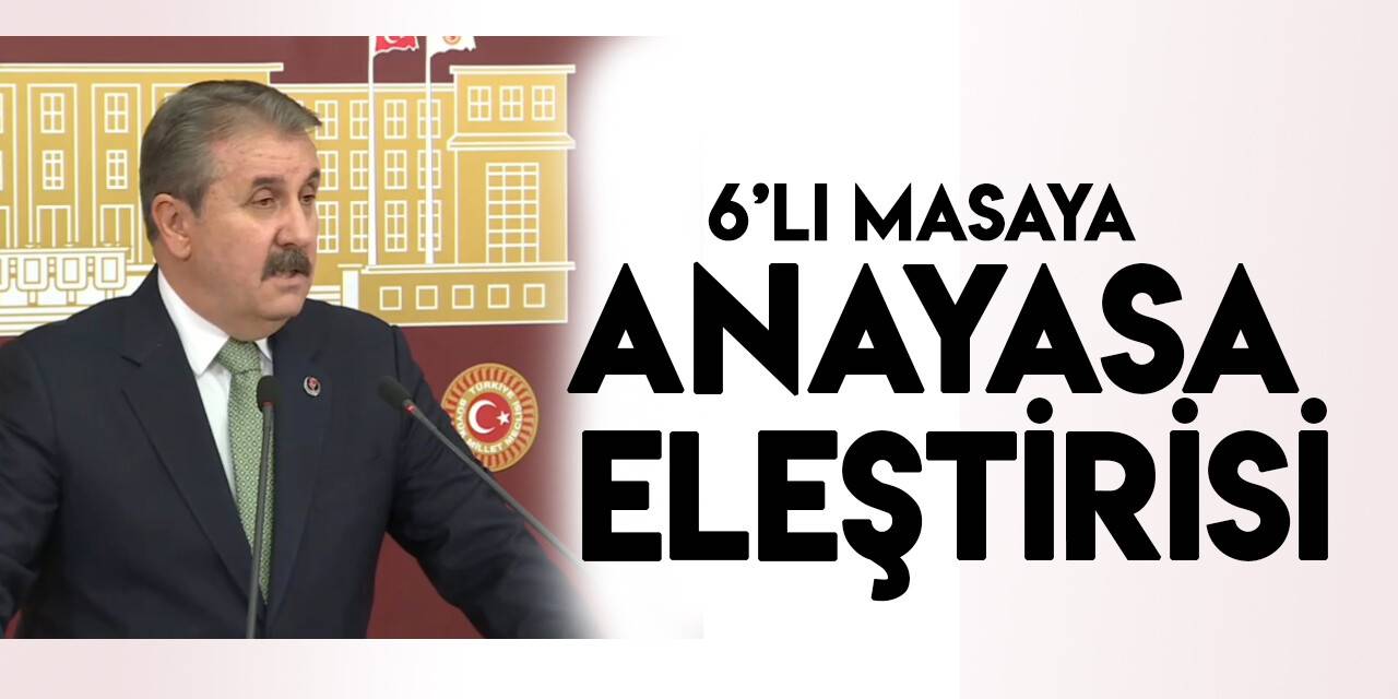 Destici: Anayasa adı altında teröre zırh giydirmeye çalışıyorlar
