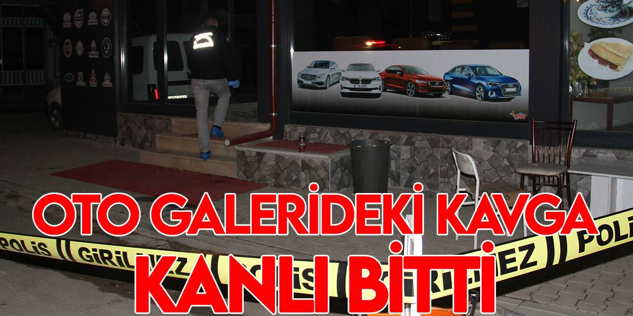 Konya’da oto galeride bıçaklı kavga