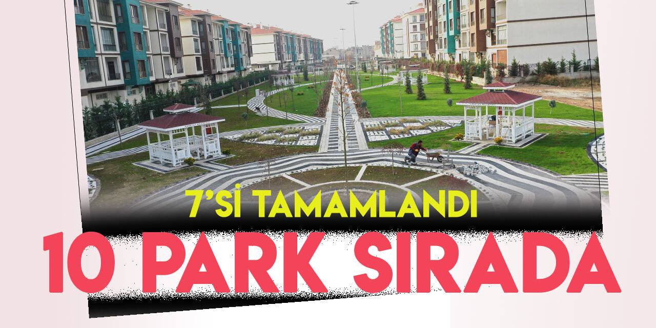 Karatay Belediyesi'nde park ve yeşil kuşak çalışması tam gaz