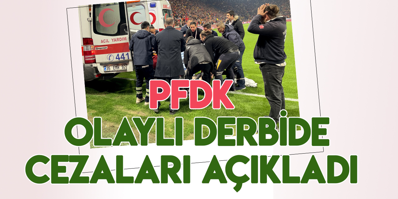 PFDK, olaylı Göztepe-Altay derbisinde cezaları açıkladı