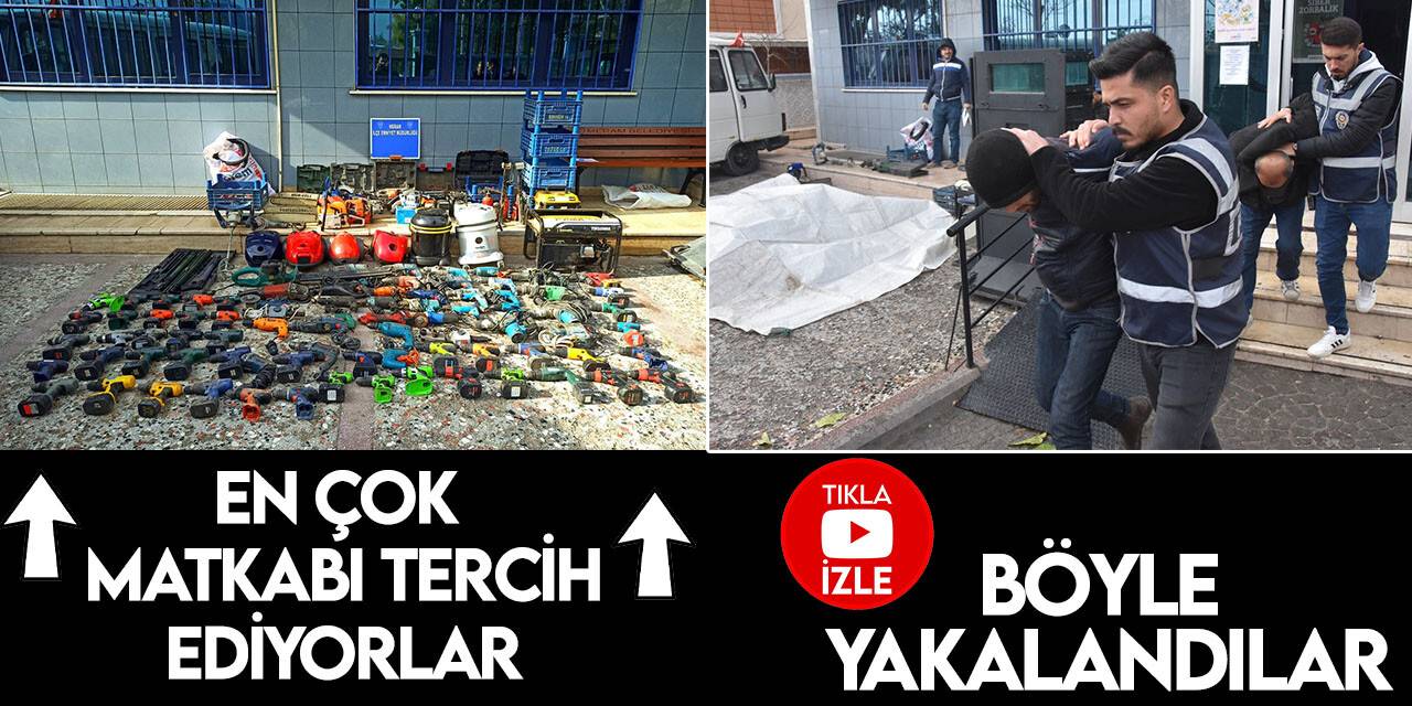 Matkaplara dadanan oto fareleri yakalandı