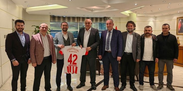 Ç. Çumra Belediyespor'dan Erkoyuncu'ya ziyaret