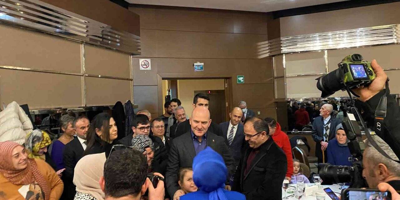 Bakan Soylu, engelli vatandaşlar ve aileleriyle bir araya geldi