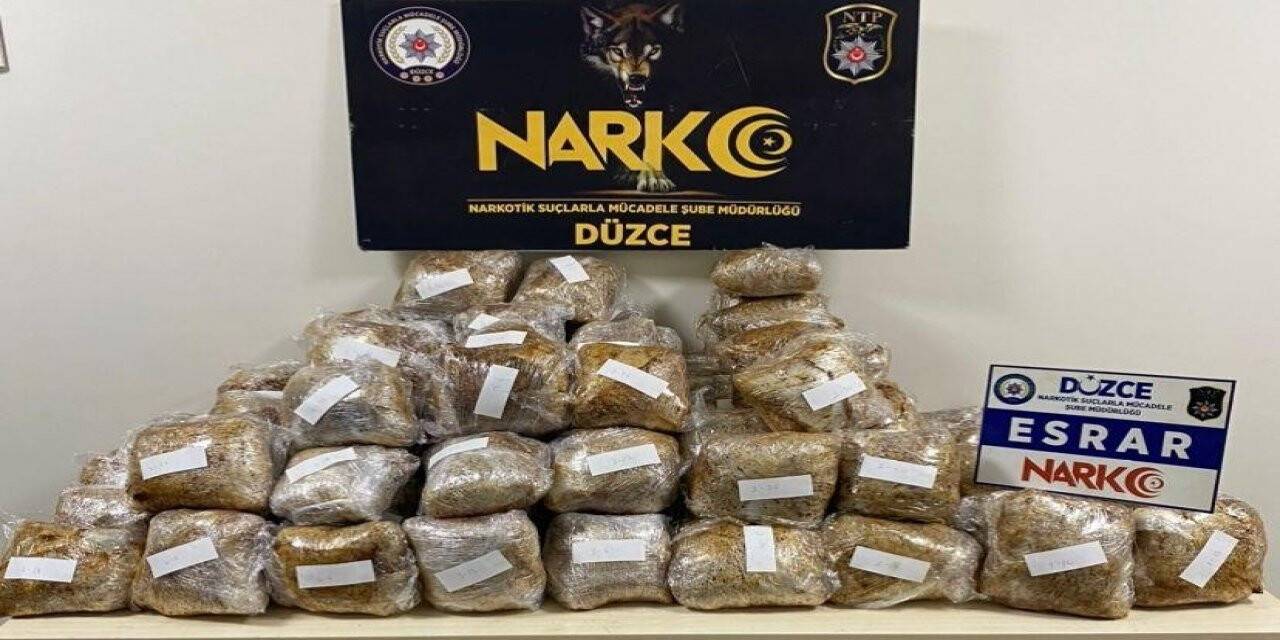 Kargo aracında valizlerin içinden torba torba uyuşturucu çıktı