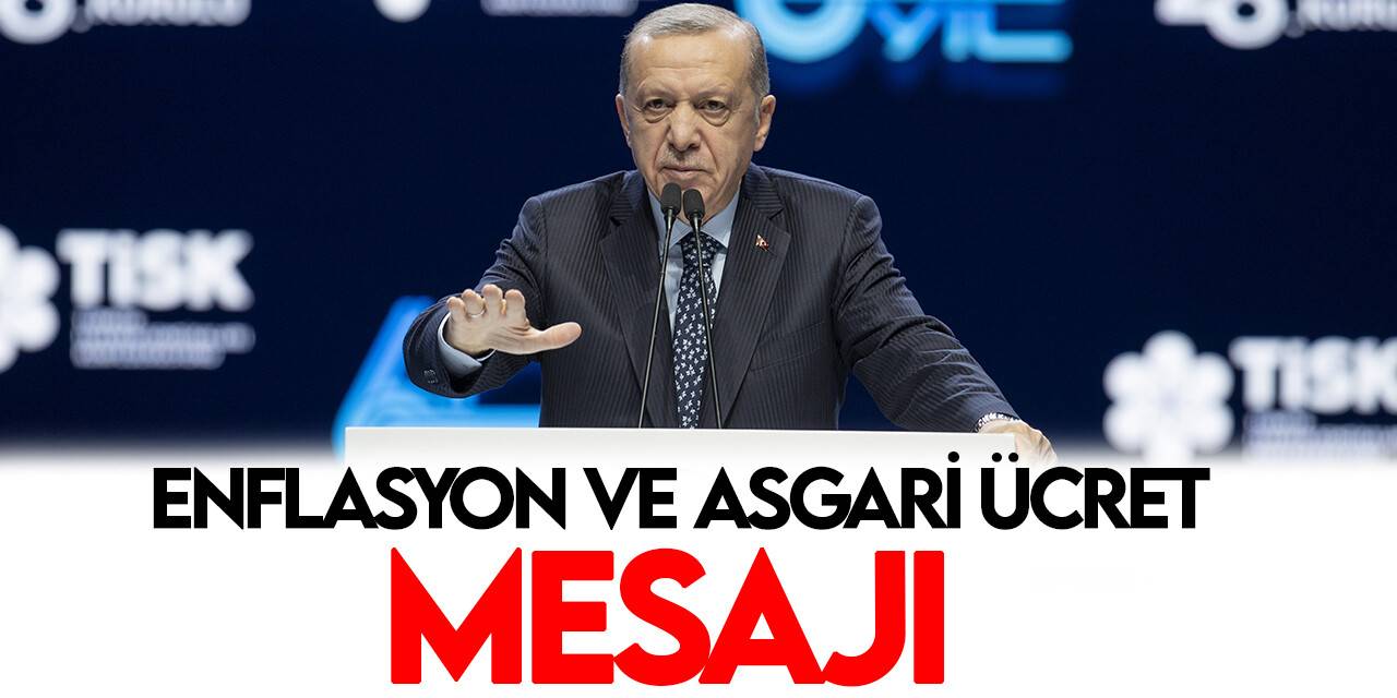 Cumhurbaşkanı Erdoğan: (Enflasyon) Yılbaşıyla birlikte iyileşme hızlanacak