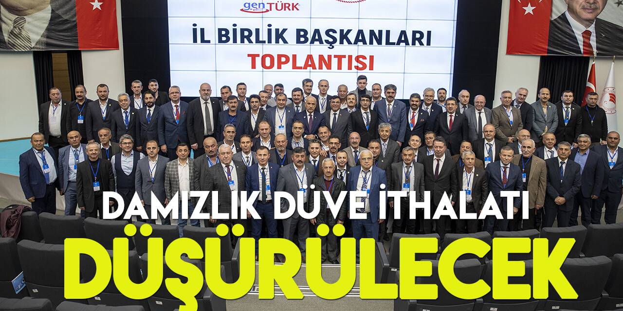 Tarım ve Orman Bakanı Kirişci, damızlık düve ithalatının düşürüleceğini bildirdi