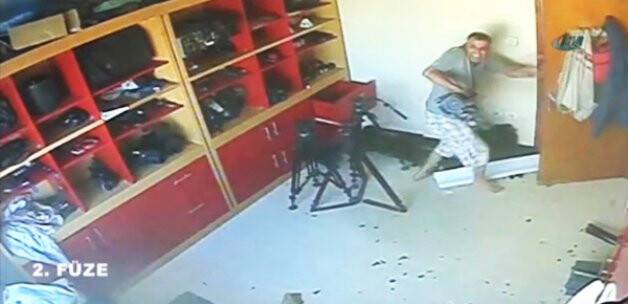 İsrail helikopteri, haber ajansını böyle vurdu-VİDEO-