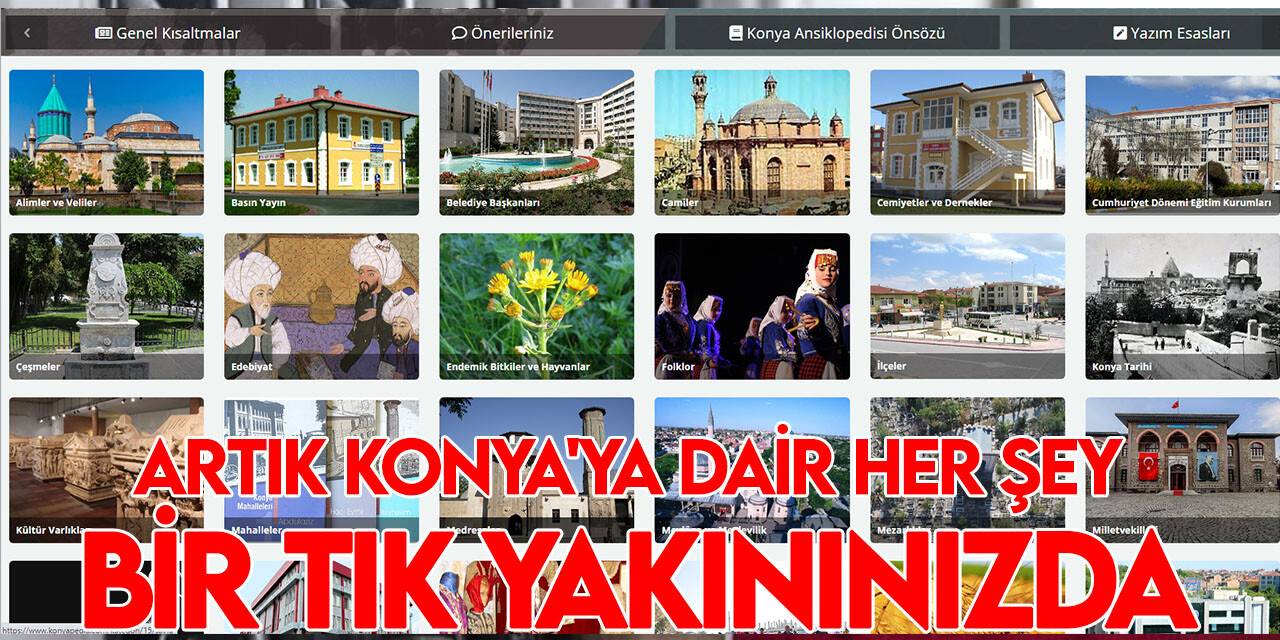 Konyapedia hizmet vermeye başladı