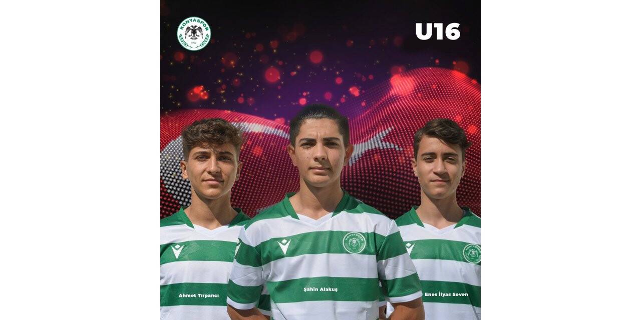 Konyasporlu 3 oyuncuya milli davet