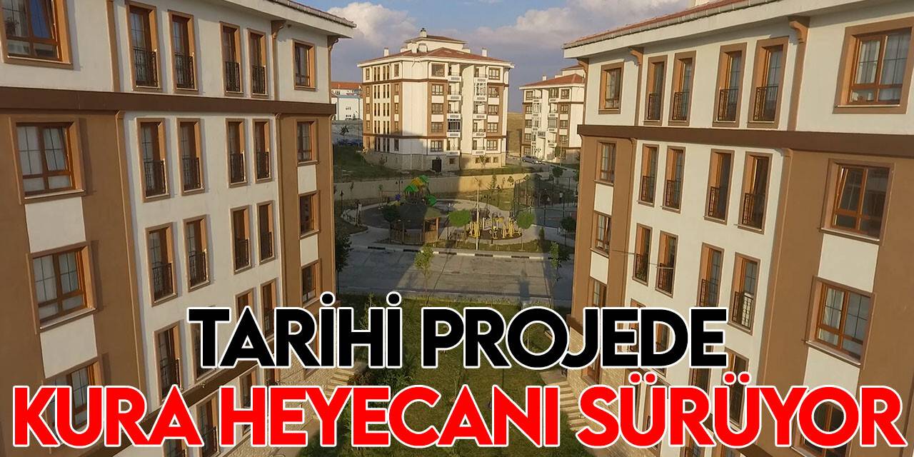 TOKİ'de kura çekimleri devam ediyor