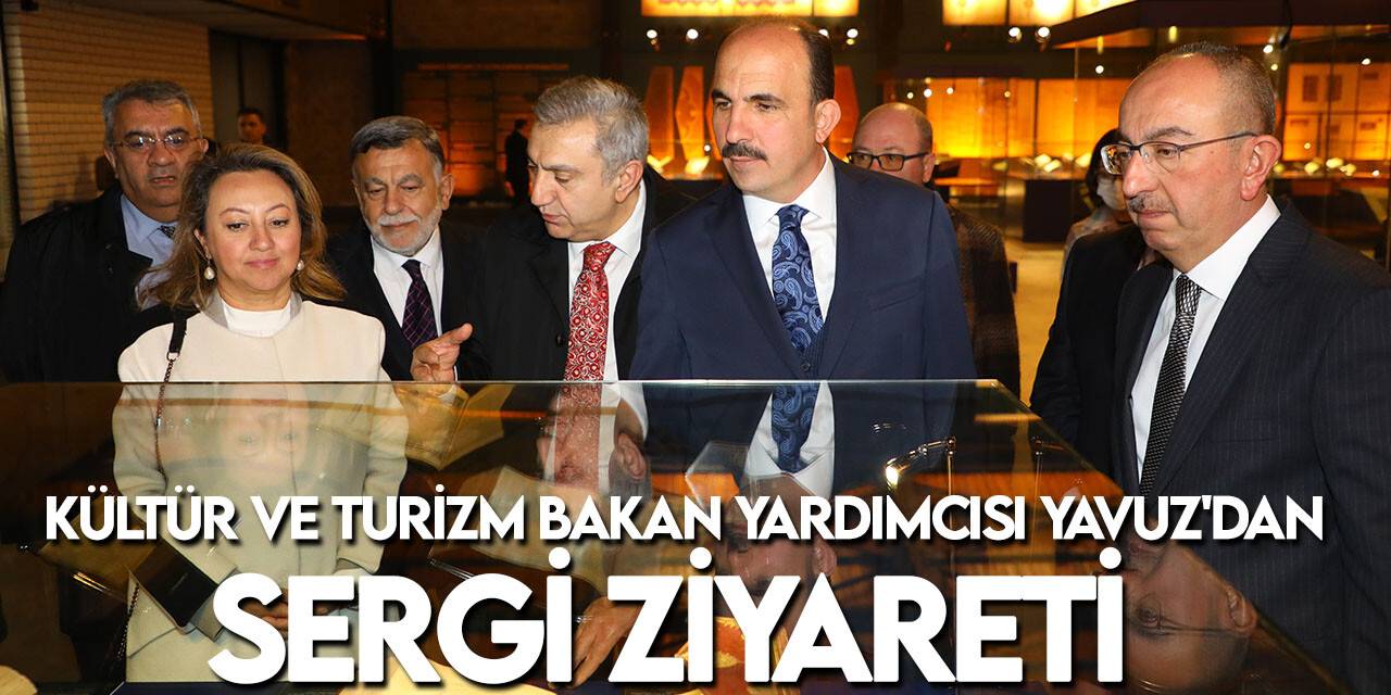 Kültür ve Turizm Bakan Yardımcısı Yavuz, Konya'da sergi ziyaretinde bulundu