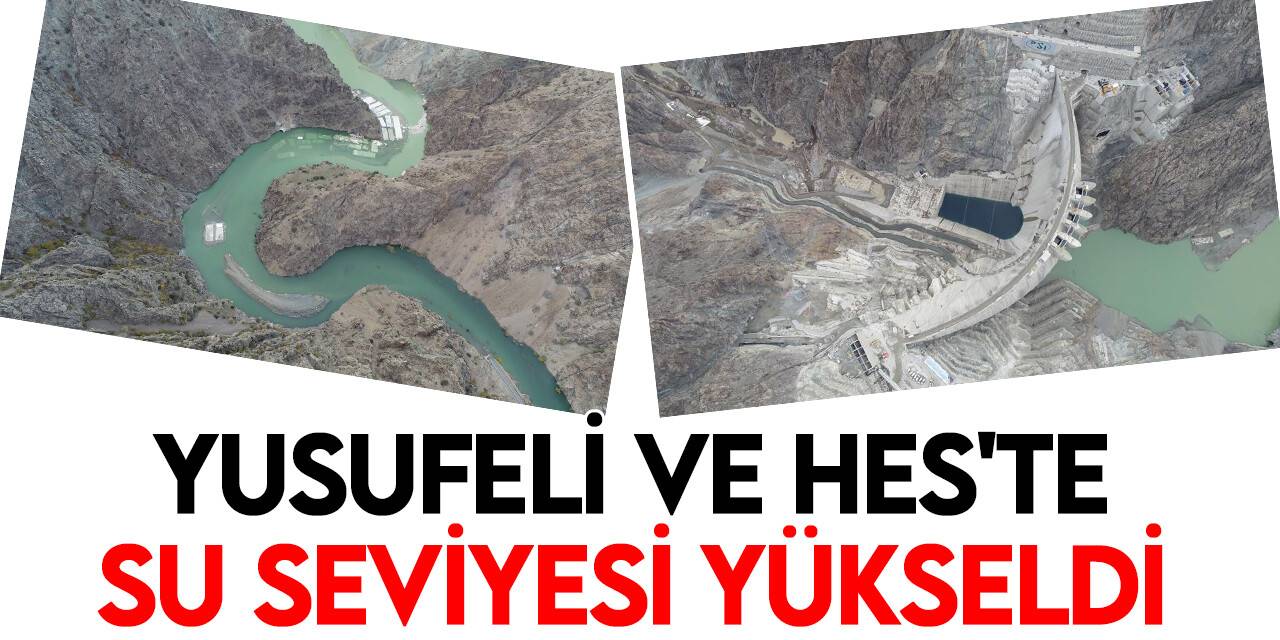 Yusufeli Barajı ve HES'te su seviyesi 45 metre oldu