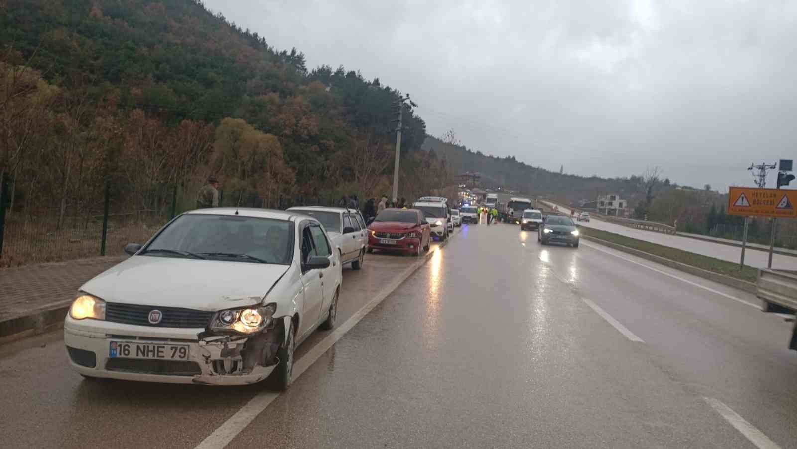 Bursa'da zincirleme trafik kazası