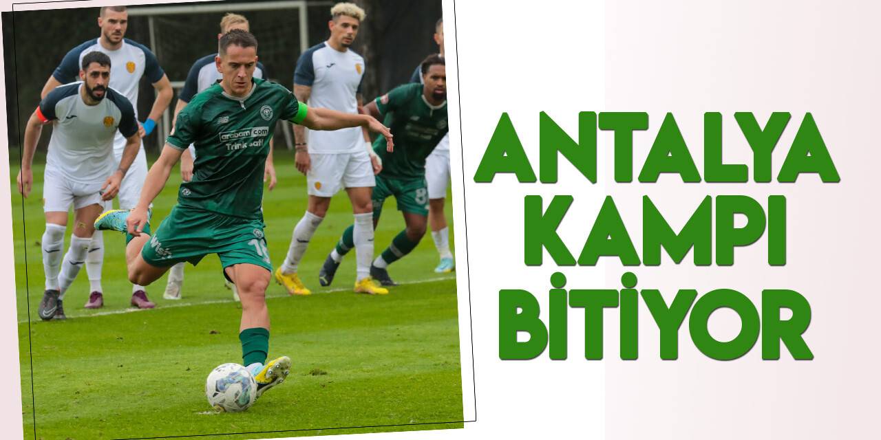 Konyaspor'un Antalya kampı sona eriyor