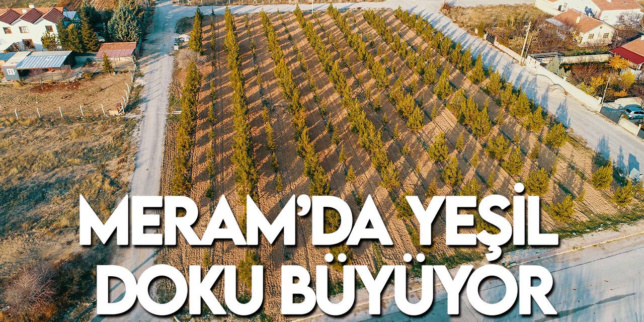 Başkan Kavuş: “Meram’ın yeşil dokusu eski günlerine kavuşana kadar durmak yok”