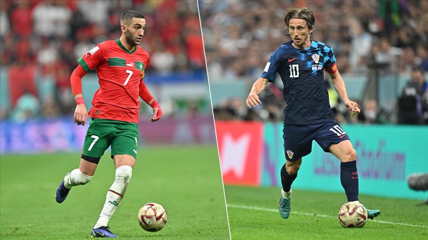 Hırvatistan ile Fas, Dünya Kupası'nda üçüncülük için karşı karşıya gelecek