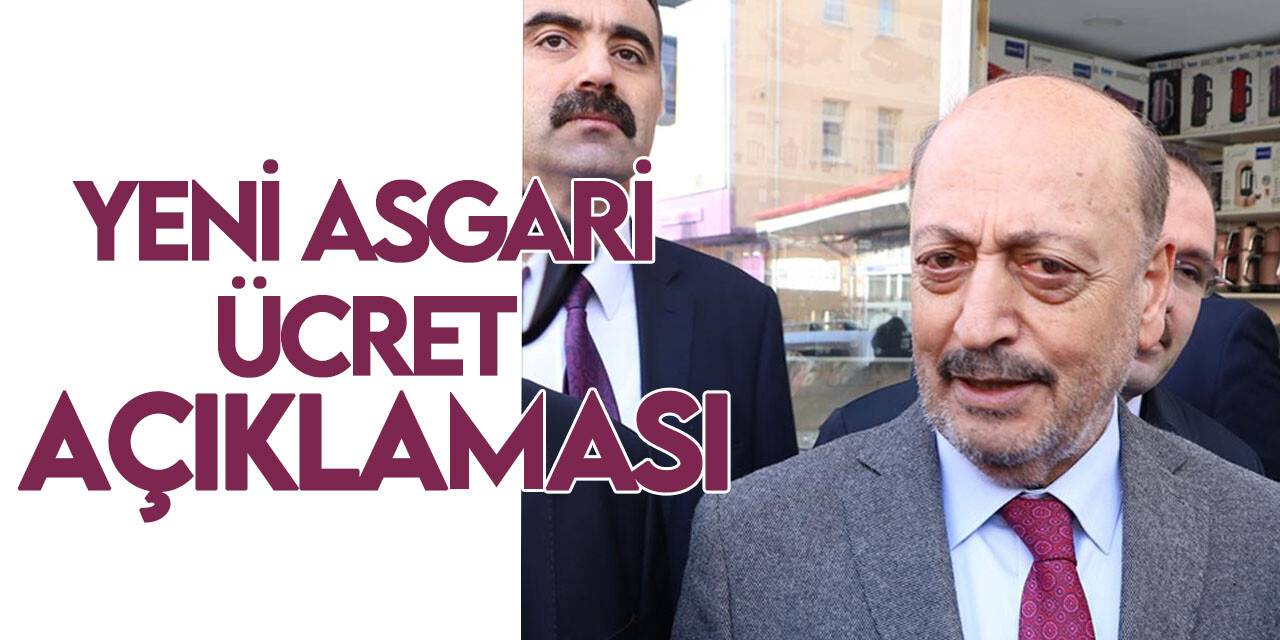 Bakan Bilgin'den yeni asgari ücret açıklaması