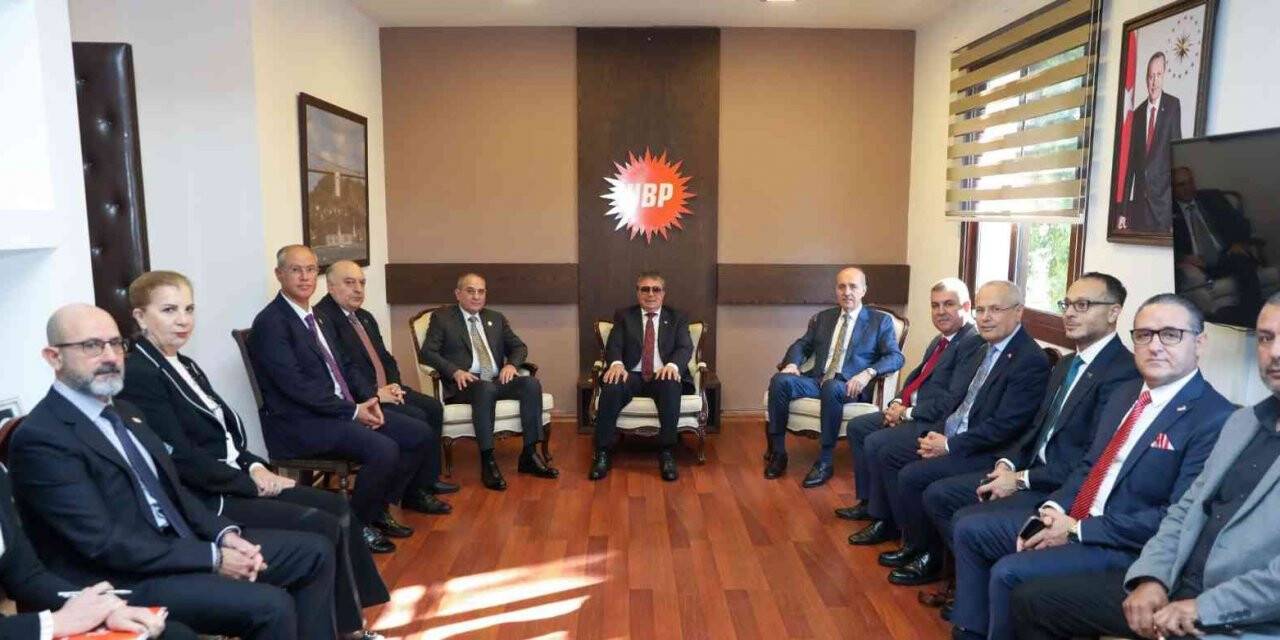 Tatar,  AK Parti, UBP ve Yeni Azerbaycan Partisi heyetlerini kabul etti