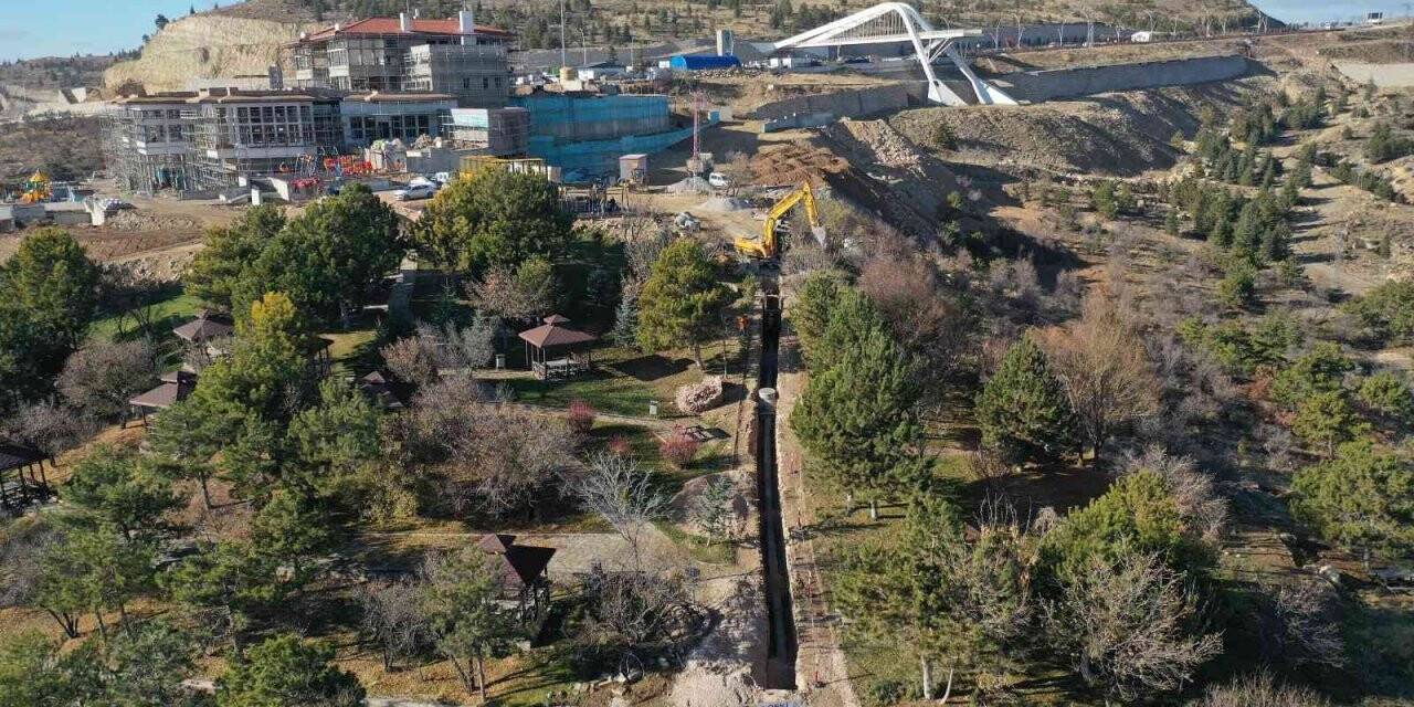 Akyokuş Kasrı’nın kanalizasyon alt yapısı tamamlandı