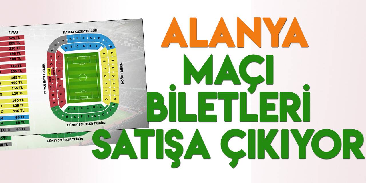 Konyaspor-Alanyaspor karşılaşmasının biletleri satışa çıkıyor