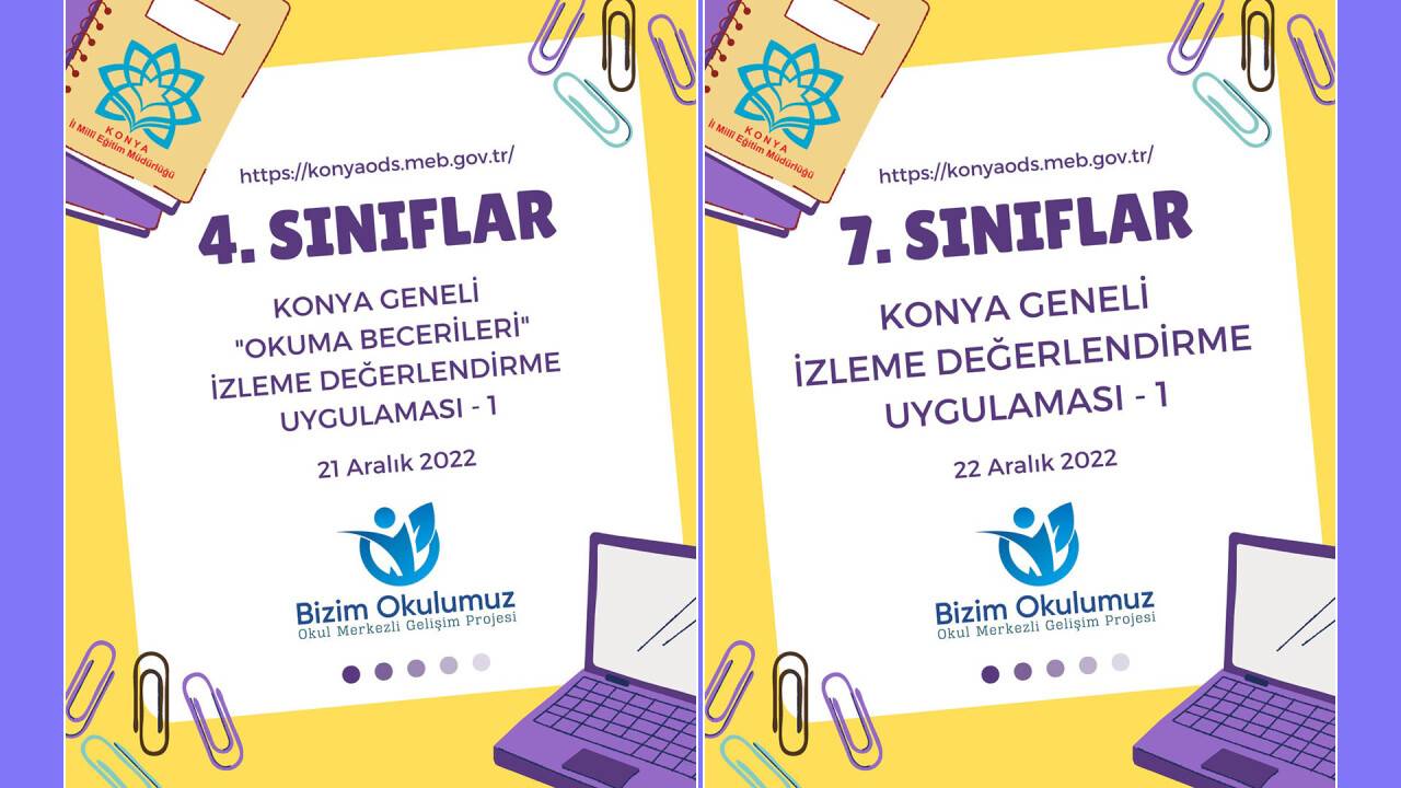 "Bizim Okulumuz" da değerlendirme uygulamaları sürüyor