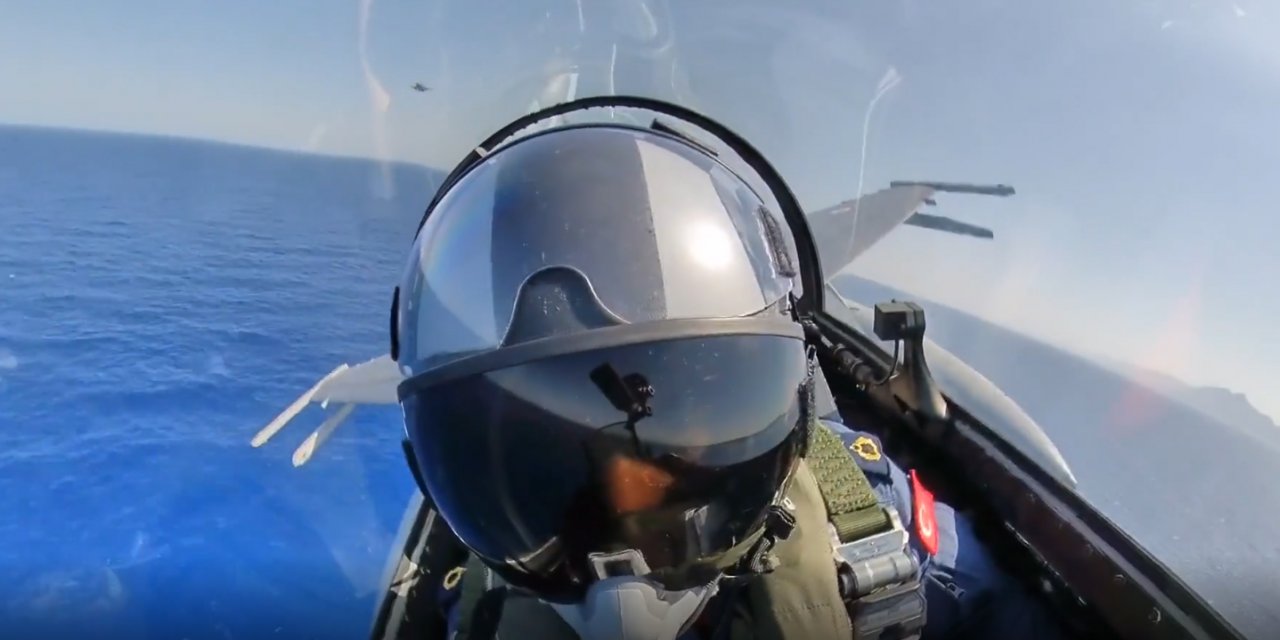 F-16’lar Yunan uçaklarına gerekli karşılığı verdi