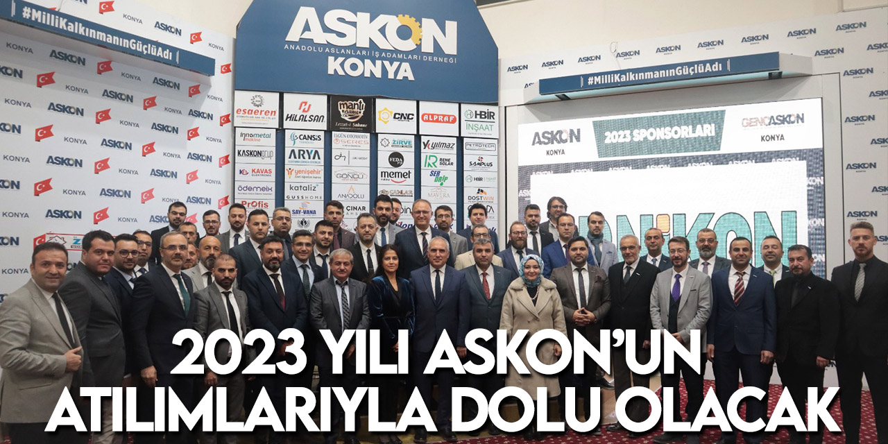 ASKON Konya'nın  2022 yılı divan toplantısı gerçekleşti