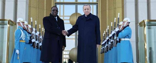 Cumhurbaşkanı Erdoğan, Senegal Cumhurbaşkanı Sall ile bir araya geldi